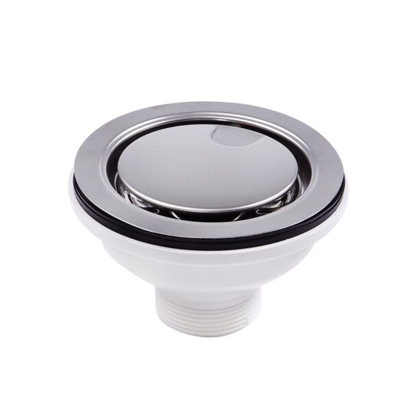 Nantucket NS35LCC-CH Premium Kitchen Chrome Flip Top Crumb Cup Inch Kitchen Drain