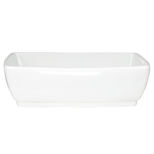 Nantucket Sinks NSV1913 White Rectangular Vessel Sink