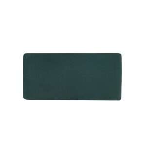 Manhattan Comfort Abigail Mid-Century Modern Velvet Upholstered Bench in Green