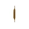 James Martin P389V36GLDPULLS Part 36 Inch Mercer/Columbia Set of Door and Drawer Pulls in Radiant Gold