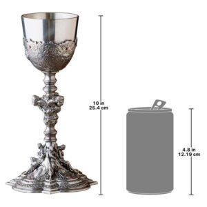 Design Toscano PA1004 5 1/2 Inch Santa Croce Italian Pewter Chalice