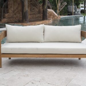 Panama Jack PJO-3601-NAT-S Bali 71 Inch Teak Sofa - Brown