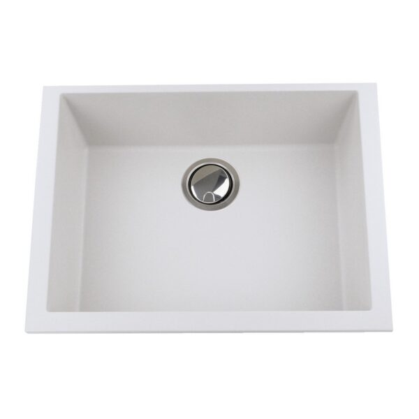 Nantucket Sinks PR2418 Small Single Bowl Undermount Granite Composite