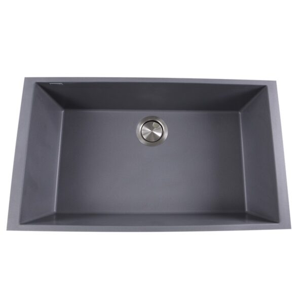 Nantucket Sinks PR3018 Large Single Bowl Undermount Granite Composite