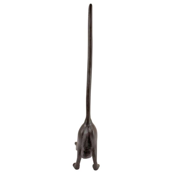 Design Toscano QH14041 8 Inch Kitty Crouch Iron Paper Towel Holder