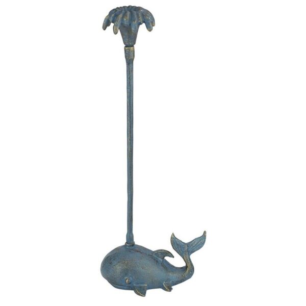 Design Toscano QH161079 6 1/2 Inch Whale of a Tale Paper Towel Holder