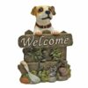 Design Toscano QL57607 8 1/2 Inch Jack Russell Dog Welcome Sign