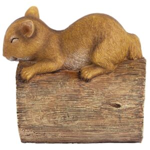 Design Toscano QM13073 9 Inch Jolly the Squirrel Gutter Guardian