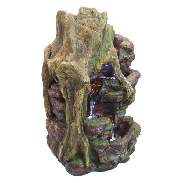 Design Toscano QN164017 10 1/2 Inch Willow Bend Illuminated Garden Fountain