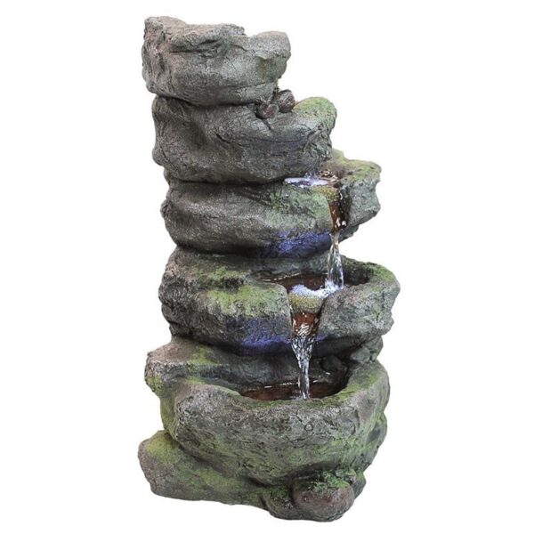 Design Toscano QN164019 11 Inch Breakneck Falls Illuminated Fountain