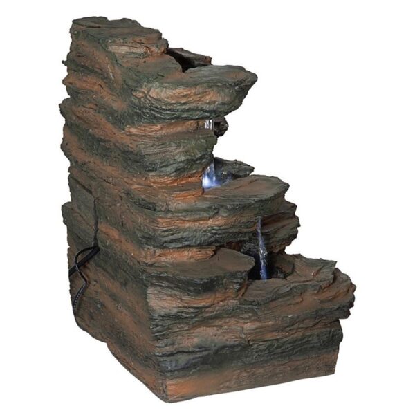 Design Toscano QN164050 16 Inch Ramrod Bluffs Waterfall Fountain