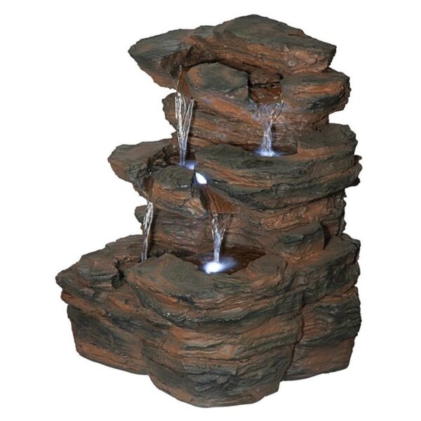 Design Toscano QN164050 16 Inch Ramrod Bluffs Waterfall Fountain