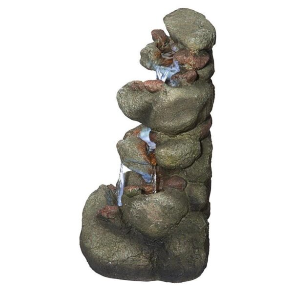 Design Toscano QN170014 7 1/2 Inch Rocky Range Pass Waterfall Fountain