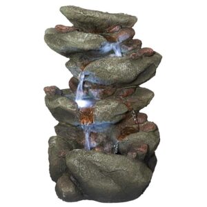 Design Toscano QN170014 7 1/2 Inch Rocky Range Pass Waterfall Fountain