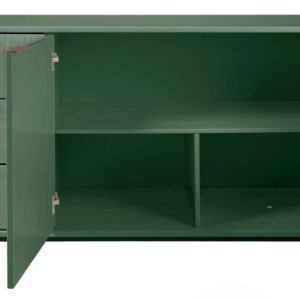 Manhattan Comfort Granville 55.07" Modern Sideboard with 3 Full Extension Drawers in Sage Green