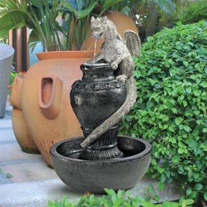 Design Toscano SH382629 19 Inch Viper Dragon and Celtic Spring Fountain