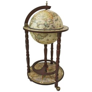 Design Toscano SJ330016 17 1/2 Inch Sixteenth Century Crema Durata Bar Globe