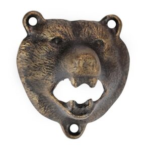 Design Toscano SP1622 3 1/2 Inch Grizzly Bear of the Woods Bottle Opener