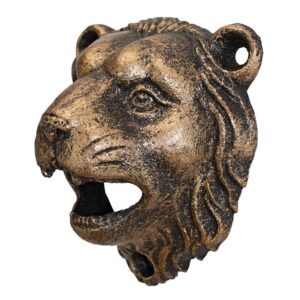 Design Toscano SP2956 3 1/2 Inch Growling Lion Cast Iron Bottle Opener