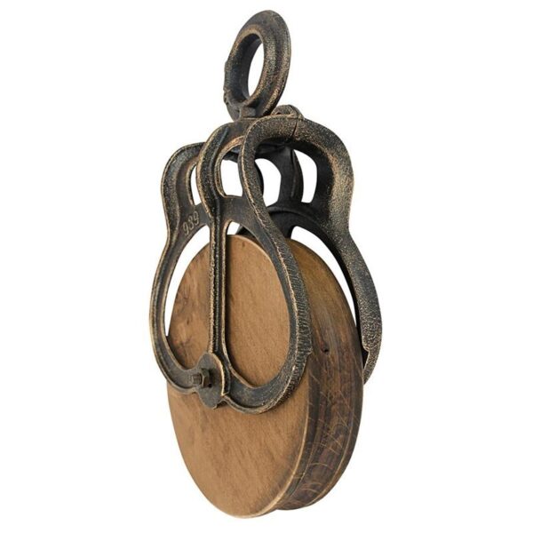 Design Toscano SP3323 8 Inch Extra Large Wood Pulley