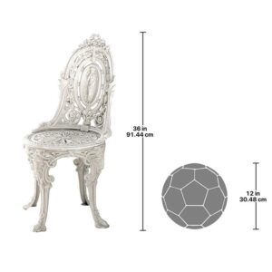 Design Toscano SP603 20 1/2 Inch Regents Park Victorian Garden Chair