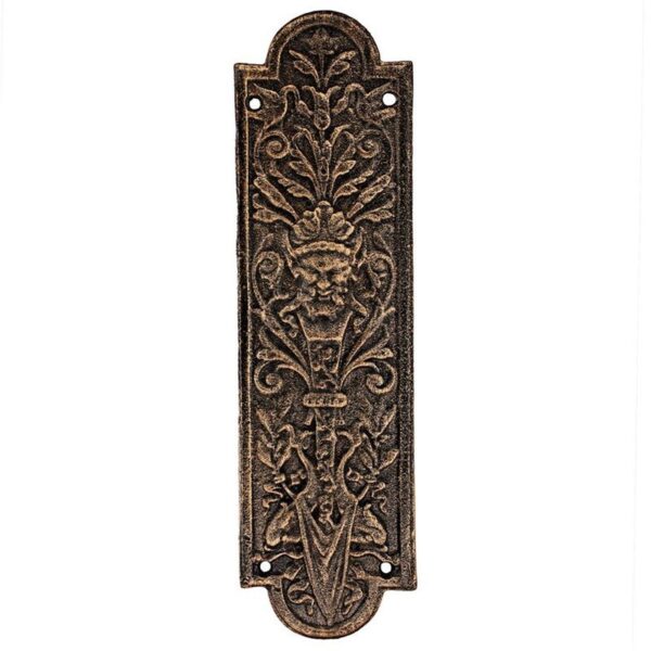 Design Toscano SP626 3 Inch Greenman Door Plate