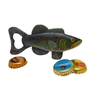 Design Toscano SP852 1 Inch Trout Tales Cast Iron Bottle Opener