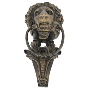 Design Toscano SP920 7 Inch Florentine Lion Cast Iron Door Knocker