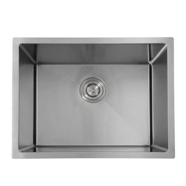 Nantucket Sinks SR2318-12-16 Pro Series 23 inch Undermount Small Radius Corners Stainless Steel Utility/Laundry Sink