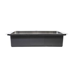 Nantucket Sinks SR2522-5.5-16 Pro Series 25 Inch Single Bowl 304 Stainless Steel Drop In Kitchen Sink - Stainless Steel