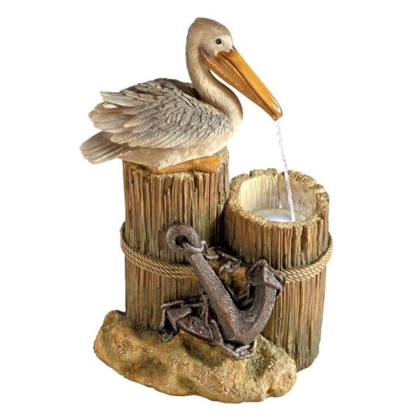 Design Toscano SS11780 11 Inch Pelicans Seashore Roost Fountain