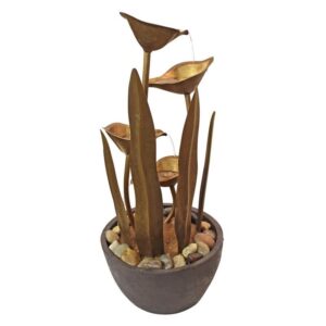 Design Toscano SS12376 10 Inch Botanical Fountain - Copper