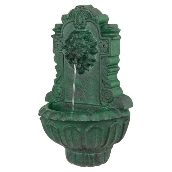 Design Toscano SS2568 15 1/2 Inch Casa Del Lago Lion Head Niche Fountain