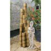 Design Toscano SS8416 14 1/2 Inch Island Oasis Bamboo Cascading Fountain