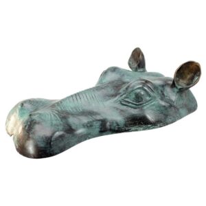 Design Toscano SU1050 9 Inch Spitting Hippo Head