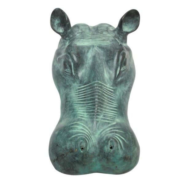 Design Toscano SU1050 9 Inch Spitting Hippo Head