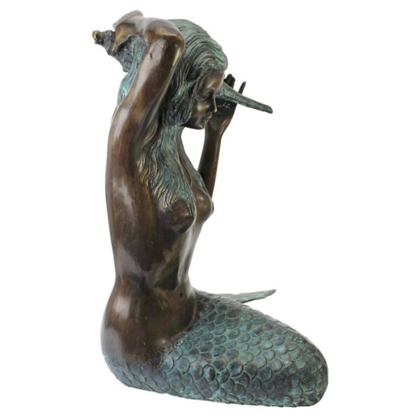 Design Toscano SU4015 21 Inch Medium Isle of Capri Bronze Mermaid