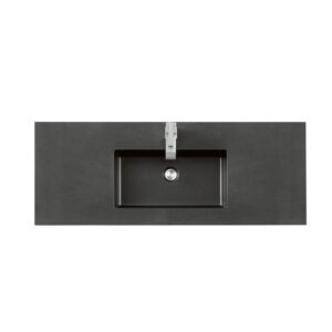 James Martin SWB-S47.3-CHB 47.3 Inch Single Sink Top in Charcoal Black