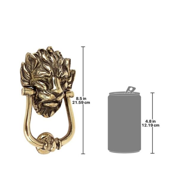 Design Toscano TE10 5 Inch 10 Downing Street Lion Authentic Door Knocker