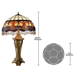 Design Toscano TF10017 20 Inch Victorian Parlor Table Lamp