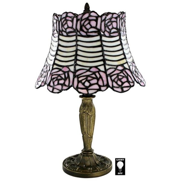 Design Toscano TF10055 10 Inch Parisian Folies Stained Glass Lamp