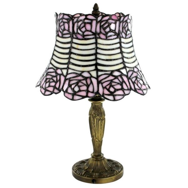 Design Toscano TF10055 10 Inch Parisian Folies Stained Glass Lamp