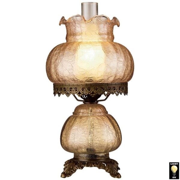 Design Toscano TF85003 8 Inch Rose Court Hurricane Table Lamp