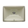 Nantucket Sinks UM-1611-B Great Point Rectangle Ceramic Undermount Bathroom Sink - Bisque