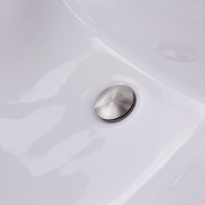 Nantucket Sinks UM-18x13-W Great Point 18 x 13 Inch Undermount Ceramic Sink In White