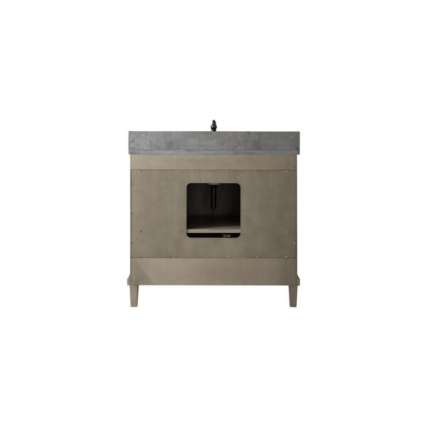 Legion Furniture WLF7040-36-AGO 37 Inch Freestanding Single Sink Bath Vanity in Antique Gray