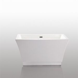 Legion Furniture WE6817 67 Inch White Acrylic Tub, No Faucet