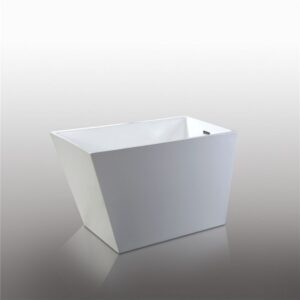 Legion Furniture WE6844 67 Inch White Acrylic Tub, No Faucet