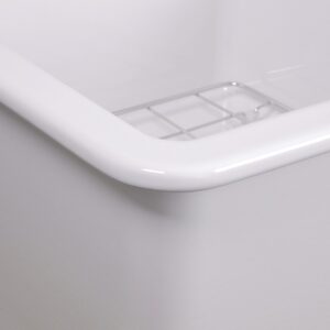 Nantucket Sinks Wellfleet-1818W Cape 18-Inch Dual Mount Fireclay Kitchen Sink