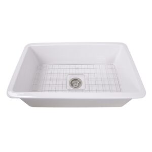 Nantucket Sinks Wellfleet-3218W Cape 32-Inch Dualmount Fireclay Kitchen Sink